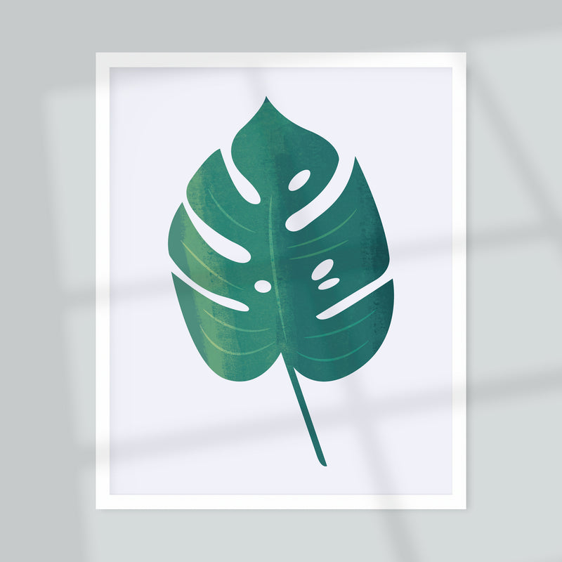 Monstera Leaf Giclée Art Print
