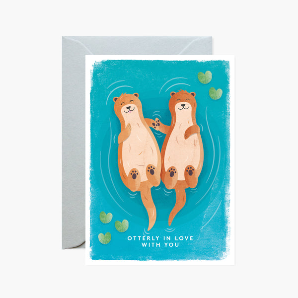 Otterly in Love with You Card