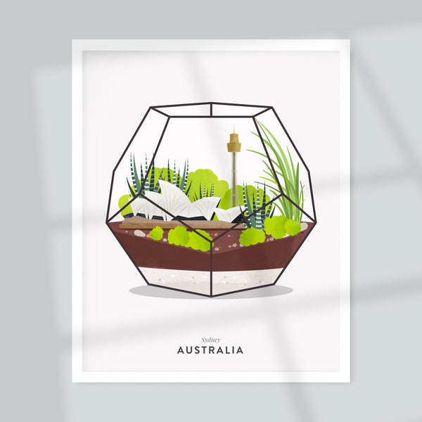 Australia Terrarium Giclée Art Print