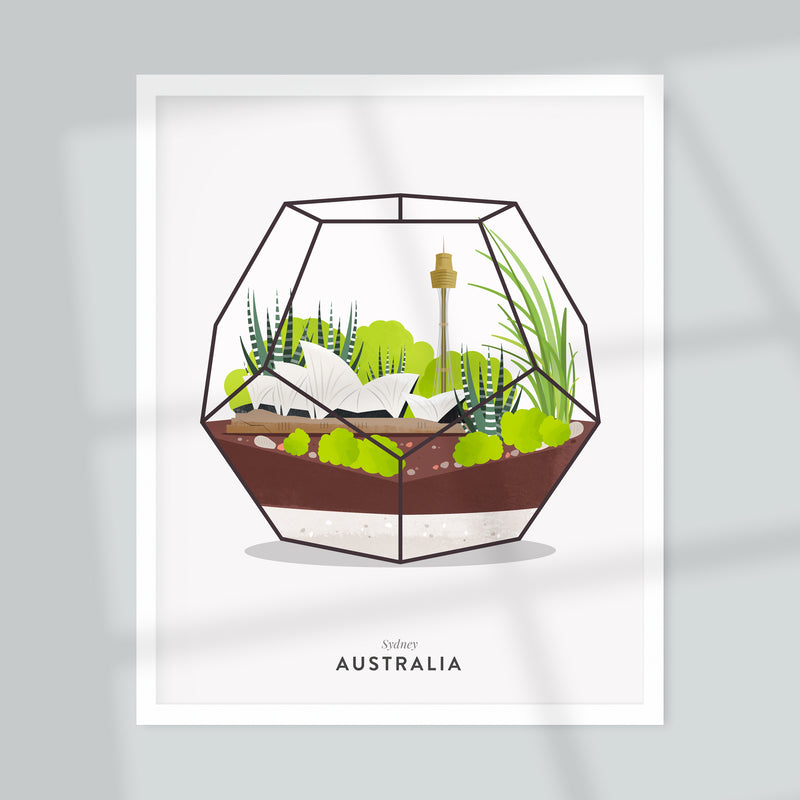 Australia Terrarium Giclée Art Print