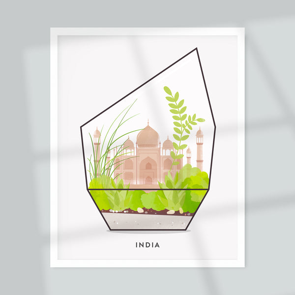 India Terrarium Giclée Art Print