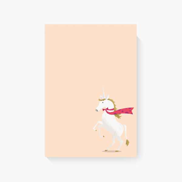 Unicorn Plain Notepad